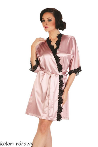 929 Kleoree Szlafrok damski De Lafense - różowy