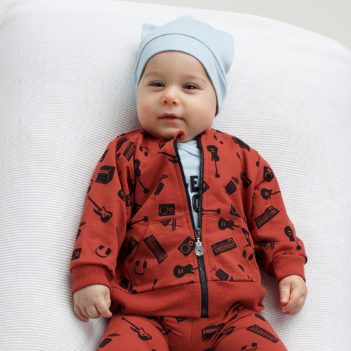 Lets Rock Pinokio Bluza na zamek - czerwony