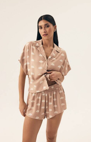 42645 Nubes Piżama Damska Henderson - sand