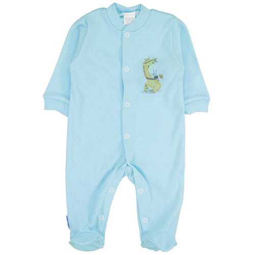 Żyrafka indianin Martex pajacyk niemowlęcy turkusowy