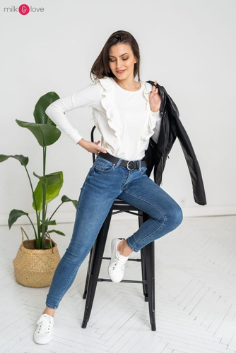 Milky Waves Milk&Love Bluzka do karmienia czarny