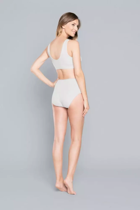 Mama maxi figi Italian Fashion - pudrowy