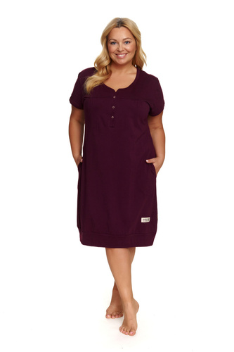 Koszula Nocna 4348 Doctor Nap - burgundy