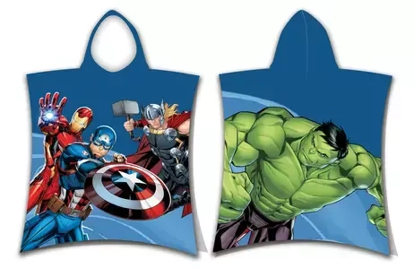 2626 Jerry Fabrics Poncho dla dzieci Avengers ręcznik z kapturem