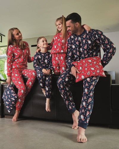 195/226 Gnomes 3 Piżama męska Cornette - jeans