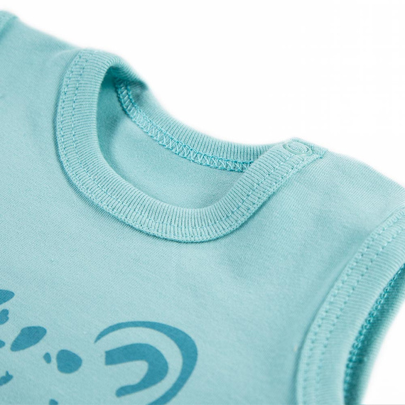 Nature Ewa Klucze Body chłopięce na ramiączkach - zielony