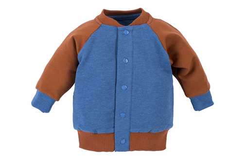 2817 Jack Marija Bluza dresowa - brąz/turkus