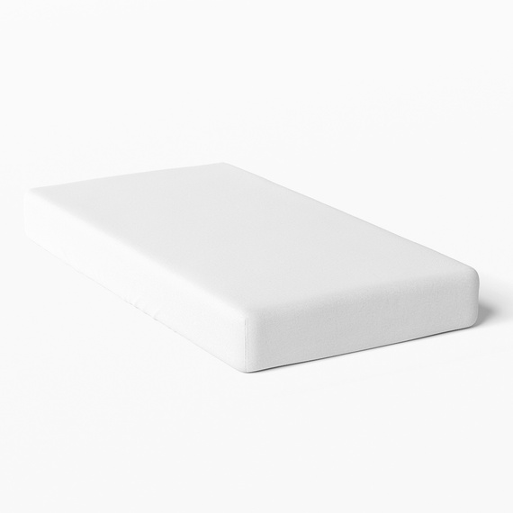 Eevi Prześcieradło dziecięce bawełniane - biały