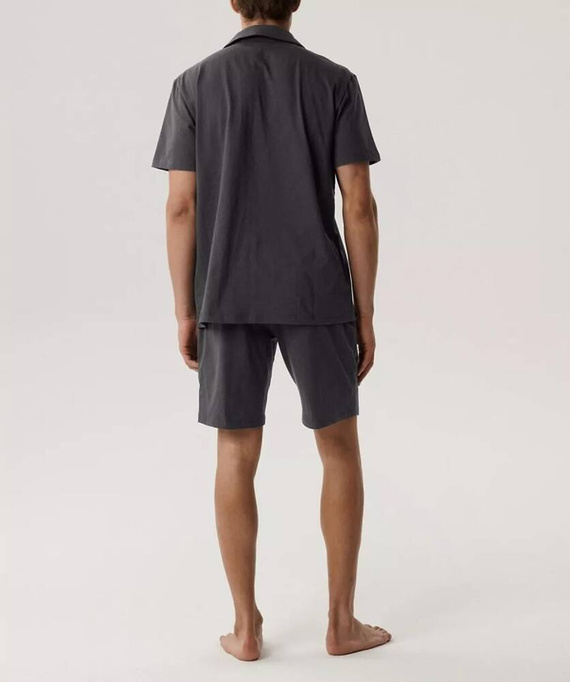 BNMP-003 Piżama męska krótki rękaw, Atlantic-szary