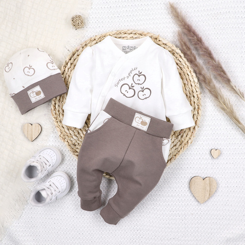 ABN-5304/CZE Happy Apples Spodnie dresowe z bawełny organicznej Nini