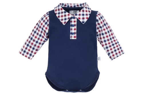M41P Little Gentleman Body Polo Marija - grantowy