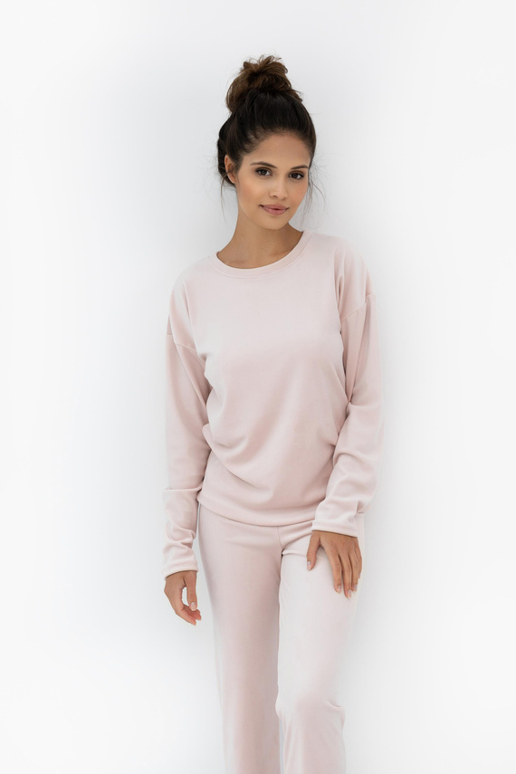 Harmony Piżama welurowa Homewear Sensis – polska produkcja, długi rękaw i spodnie