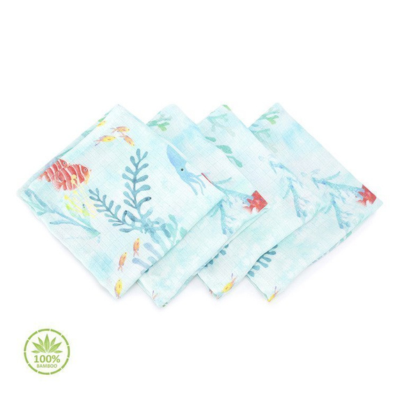 Chusteczki 100% Bamboo Muślin Ornithology Makaszka