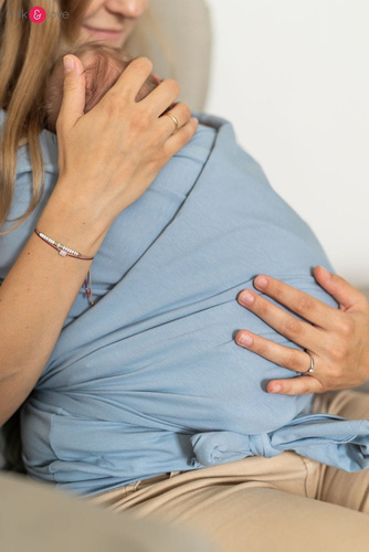 Bluzka do kangurowania milk and love dla mamy Milk&Love błękitny