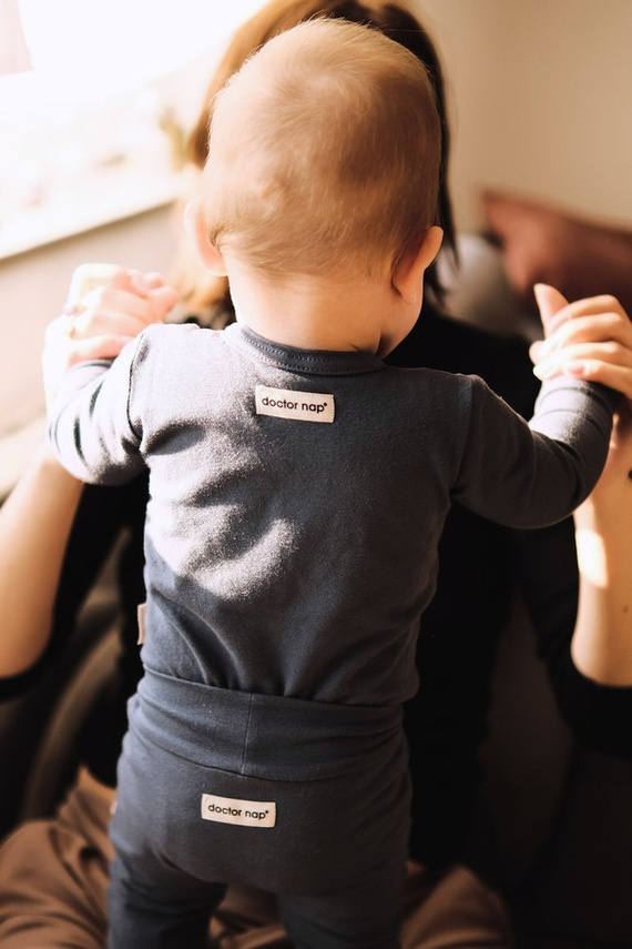 Body z długim rękawem rozpinane 4290 Doctor Nap - deep blue