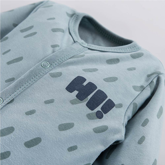 Pacific Eevi Pajac ze stópkami - zielony