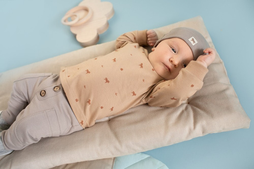 Wooden Pony Pinokio Bluzka z nadrukiem - brąz druk