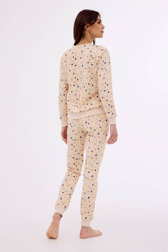 163/378 Maya Piżama damska Cornette beżowy