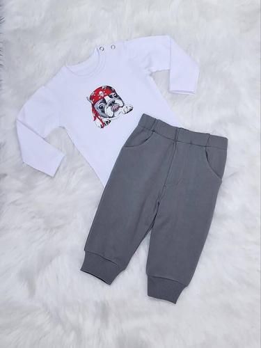 Piotruś Spodnie dziecięce Bambarillo grafitowy