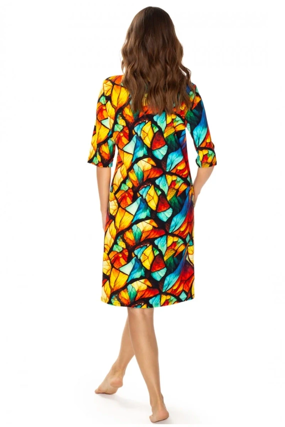 86678 Vitrage Koszula nocna Mewa druk kolorowy