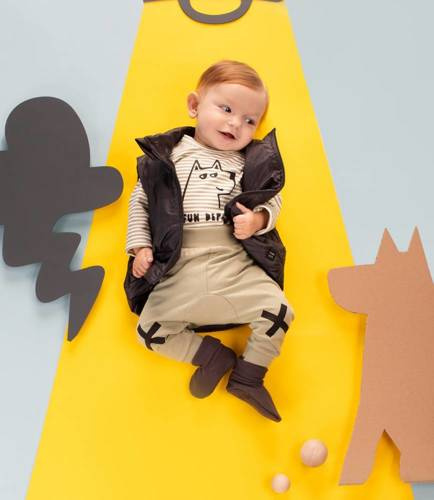 Olivier Pinokio Legginsy niemowlęce - zielony