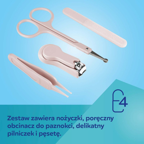 CA9/814PIN Zestaw pielęgnacyjny do paznokci Canpol Babies różowy