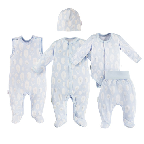 Bamboo Ewa Klucze Komplet 5 elementów - niebieski