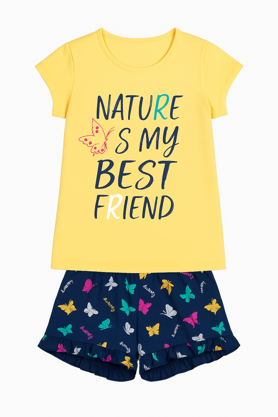 Kasjana talian Fashion Piżama dla dziecka - czerwony/druk czerwony