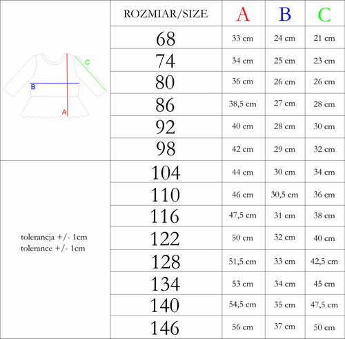209139 Rosy Nicol Bluzka z długim rękawem