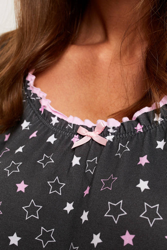 Antilia koszula nocna 3/4 rękaw Italian Fashion - druk