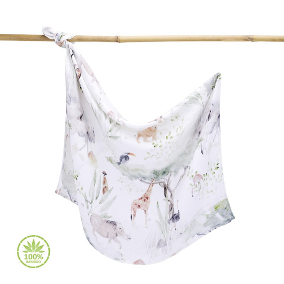 Pieluszki 100% Bamboo muślin Sawanna Makaszka