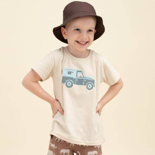 Safari Pinokio Koszulka z nadrukiem - beżowy auto