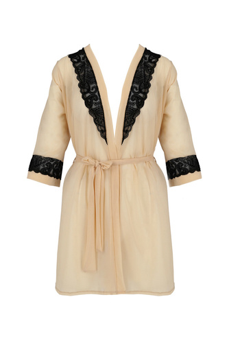 Daisy Peignoir Szlafrok damski Casmir beżowy