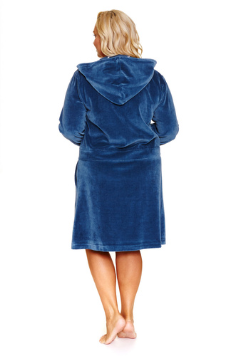 Szlafrok damski Doctor Nap SWO.1008.deep blue