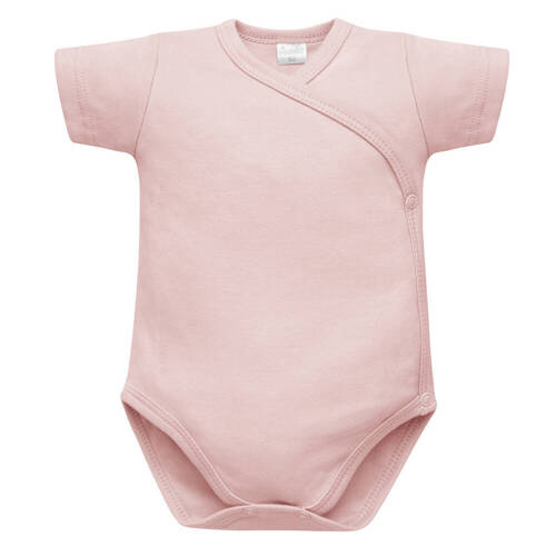Lovely Day Pinokio Body kopertowe z krótkim rękawem - różowy