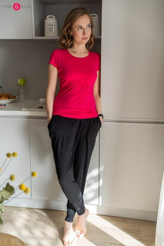 Spodnie Milk&Love dresowe joggersy czarny