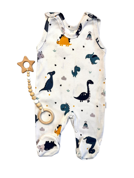 Mamatti SC15530 – śpiochy niemowlęce z motywem dinozaurów, bawełniane