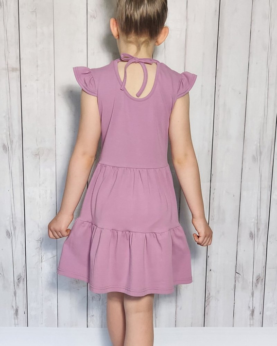 Nadia Sukienka dziewczęca Bamabrillo wrzosowy