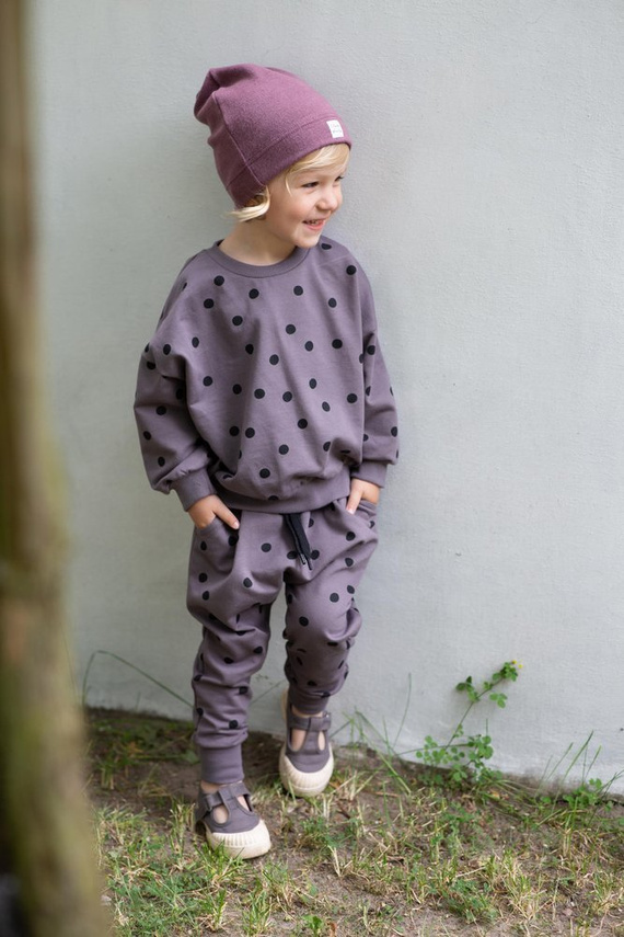 Julia Pinokio Pumpy spodnie - grafit druk