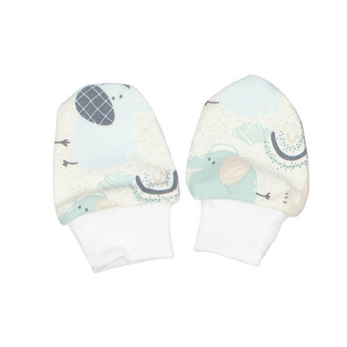 Słoniki Martex niedrapki rękawiczki beż