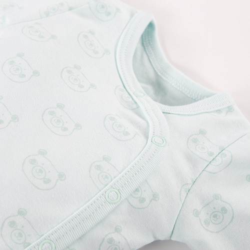 Big Bear Eevi Body z długim rękawem rozpinane - miętowy