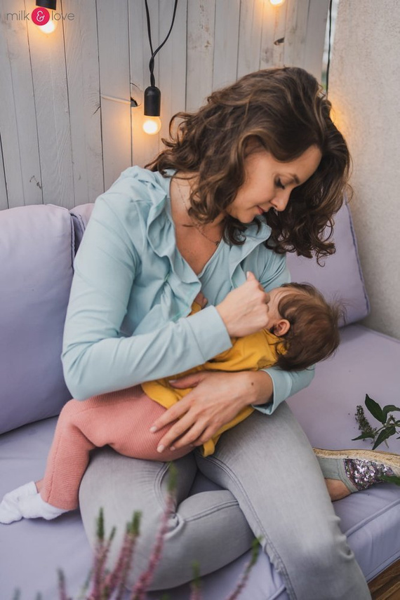 Milky Waves Milk&Love Bluzka do karmienia miętowy