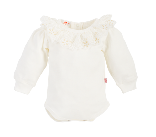 331E La Bonita Body z kołnierzykiem długi rękaw Marija - ecru
