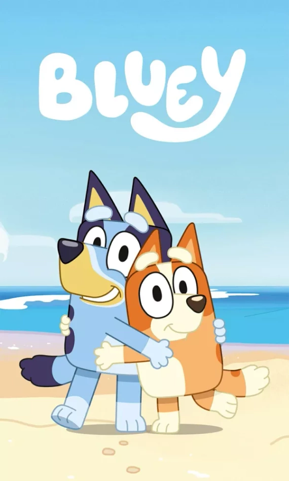 Bluey Koc polarowy dziecięcy Jerry Fabrics | Mikrofibra, miękki i lekki