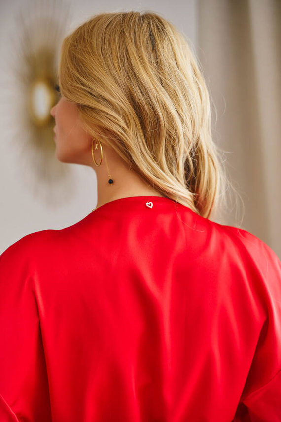 SWW.5173 Szlafrok damska Doctor Nap - scarlett