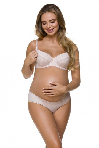 1732 LUPOLINE biustonosz do karmienia- beżowy