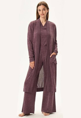 41948 Fudge Szlafrok damski Henderson fioletowy