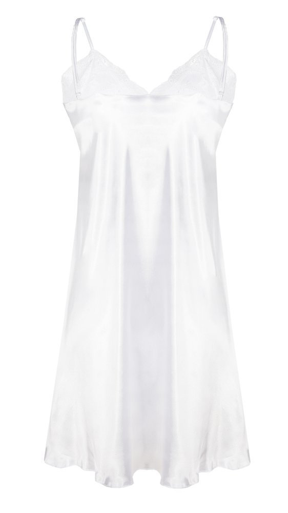 Agnes Halka satynowa koszulka damska DKaren - Jasny Ecru