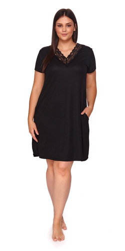 9947 Koszula Nocna Doctor Nap - black