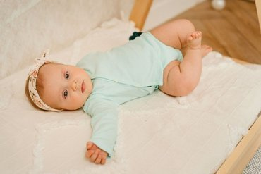 2010 Rozpinane body z długim rękawem Miracle - mięta